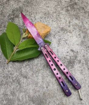 Colorful Training Butterfly Knife