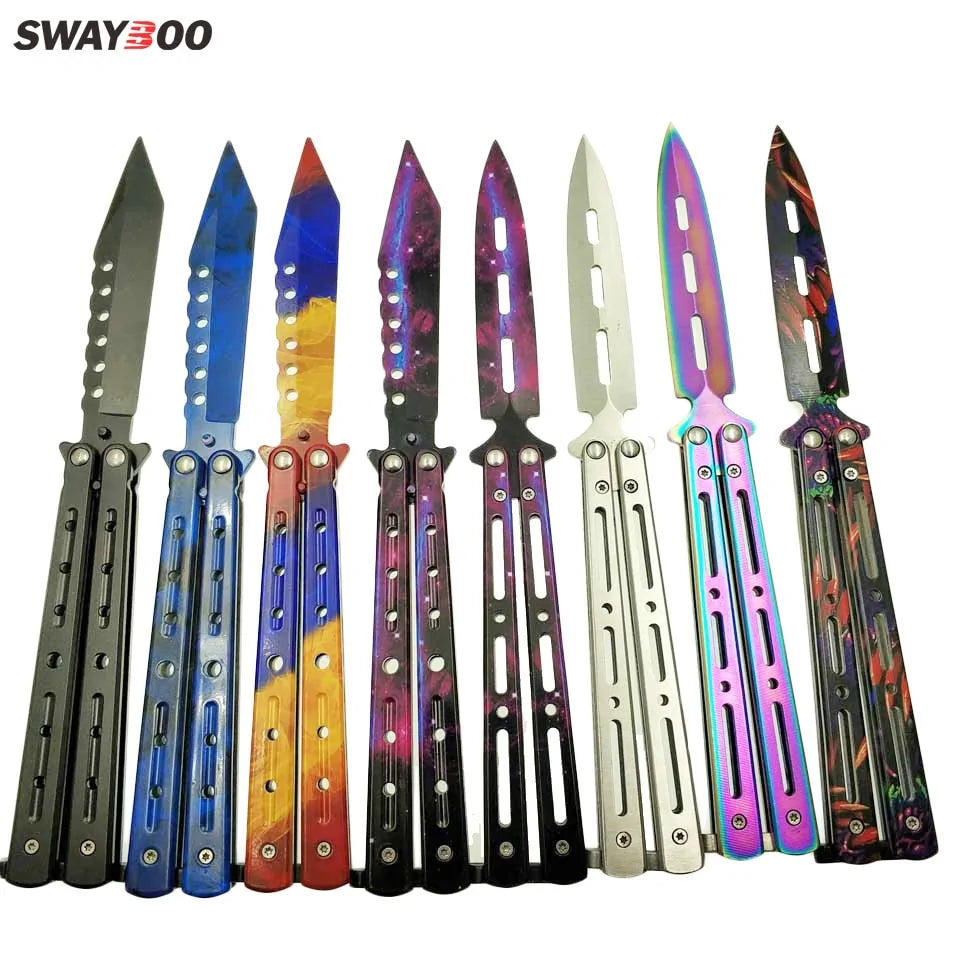 Colorful Training Butterfly Knife