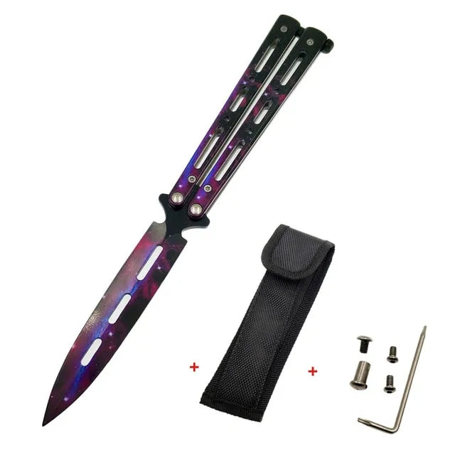 Colorful Training Butterfly Knife