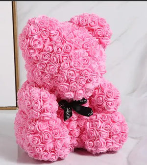 Flower Rose Teddy Bear