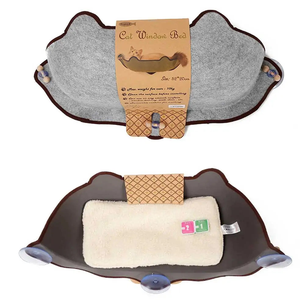 Deluxe Cat Wall Hammock Set