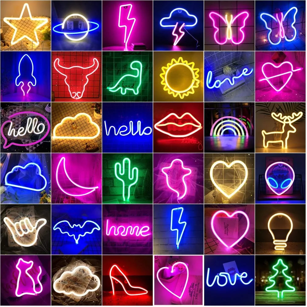 Vibrant LED Neon Decor Light