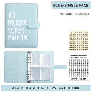 100 Envelope Savings Challenge Binder: Track & Achieve Your Financial Goals