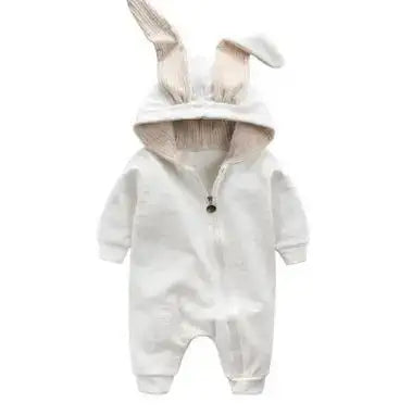 Bunny Hooded Infant Jumpsuits