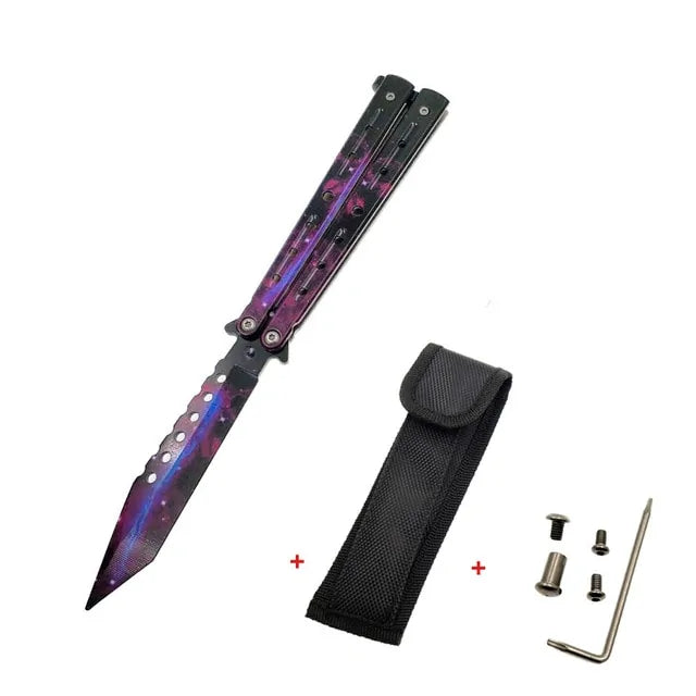 Colorful Training Butterfly Knife