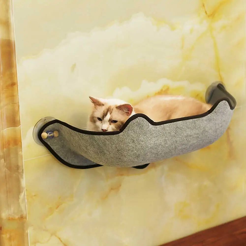 Deluxe Cat Wall Hammock Set