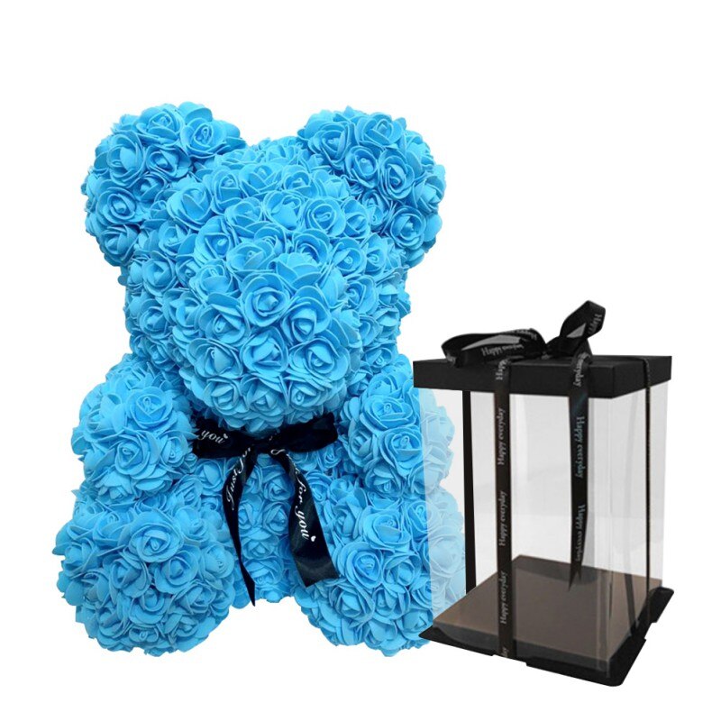 Everlasting Rose Teddy Decor