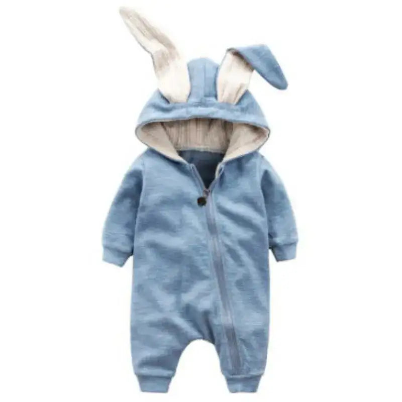 Bunny Hooded Infant Jumpsuits