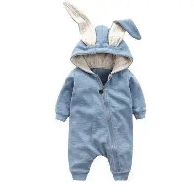 Bunny Hooded Infant Jumpsuits