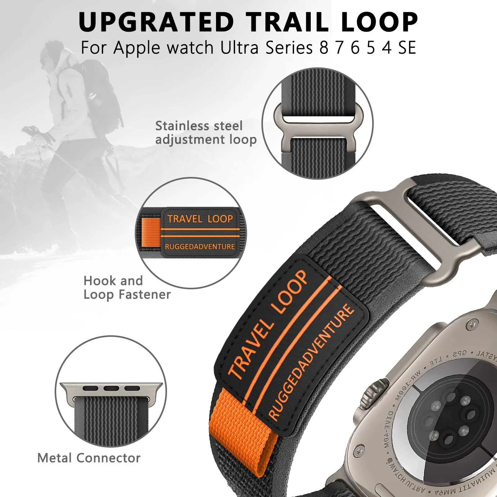 Wild Path Rugged Two-Segment Watch Band