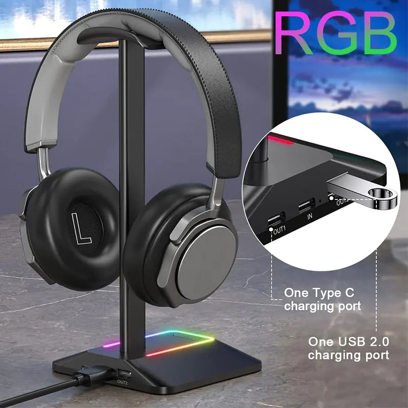 RGB Elite Gaming Headset Stand