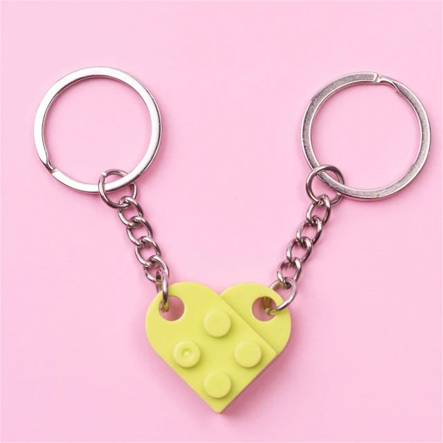 Brick Keychain for Couples Friendship