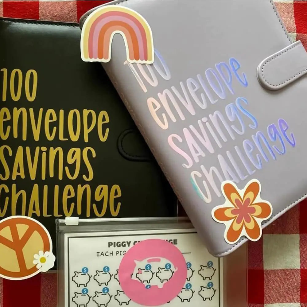 100 Envelope Savings Challenge Binder: Track & Achieve Your Financial Goals