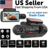 1080P Dual Dash Cam: Front & Interior Recording