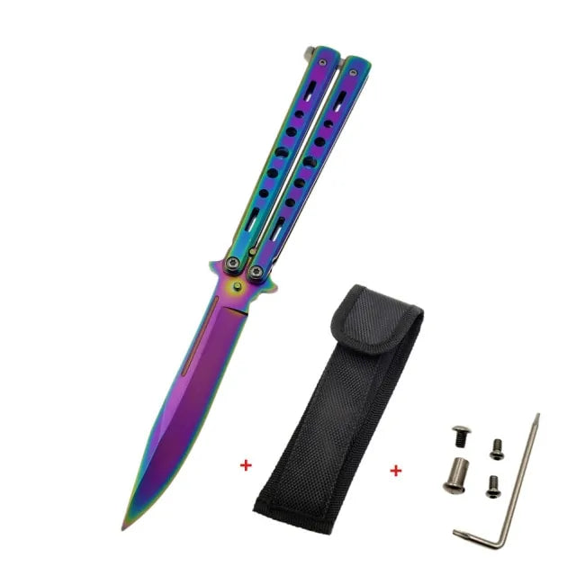 Colorful Training Butterfly Knife