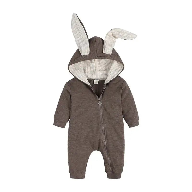 Bunny Hooded Infant Jumpsuits