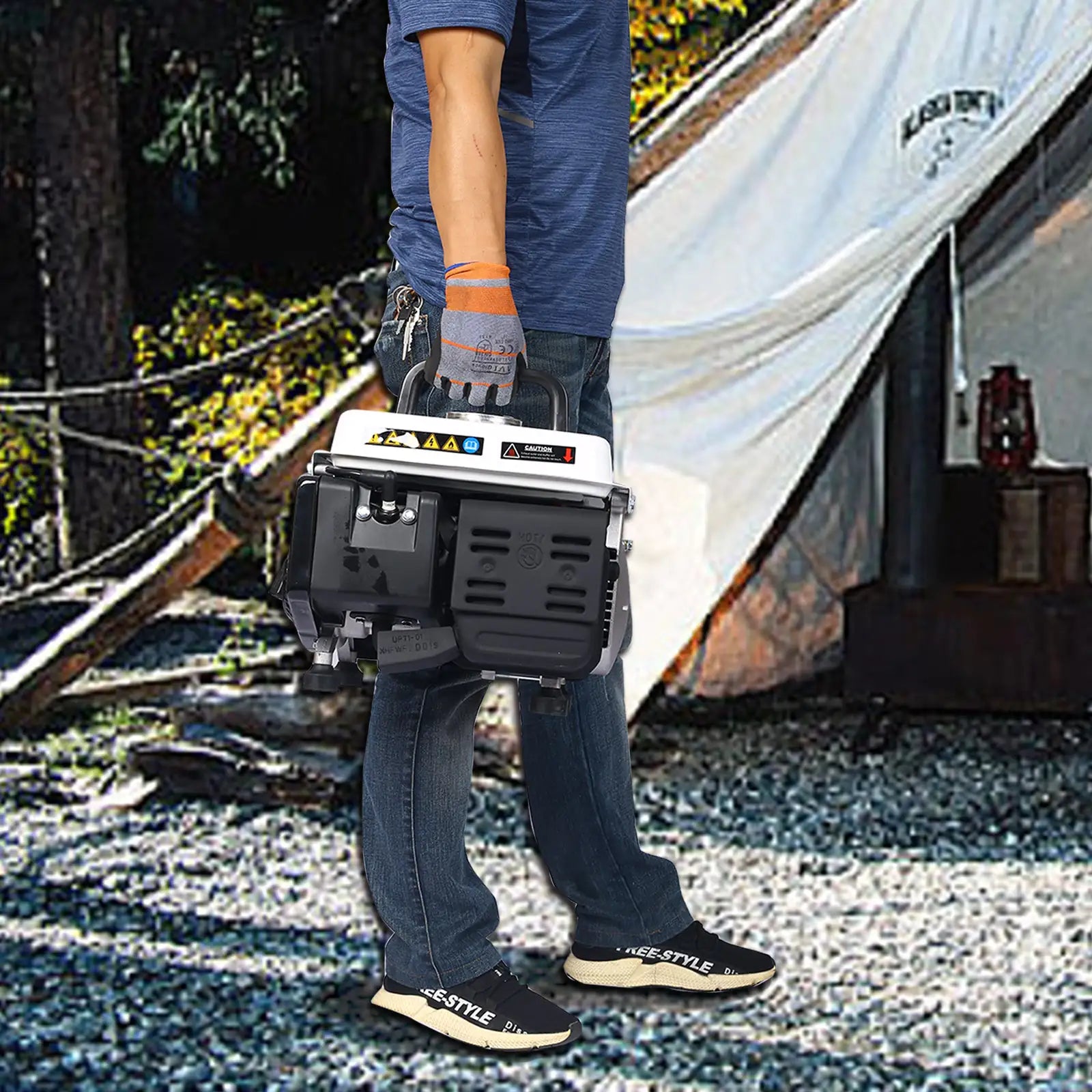 Portable Steel-Cased Generator