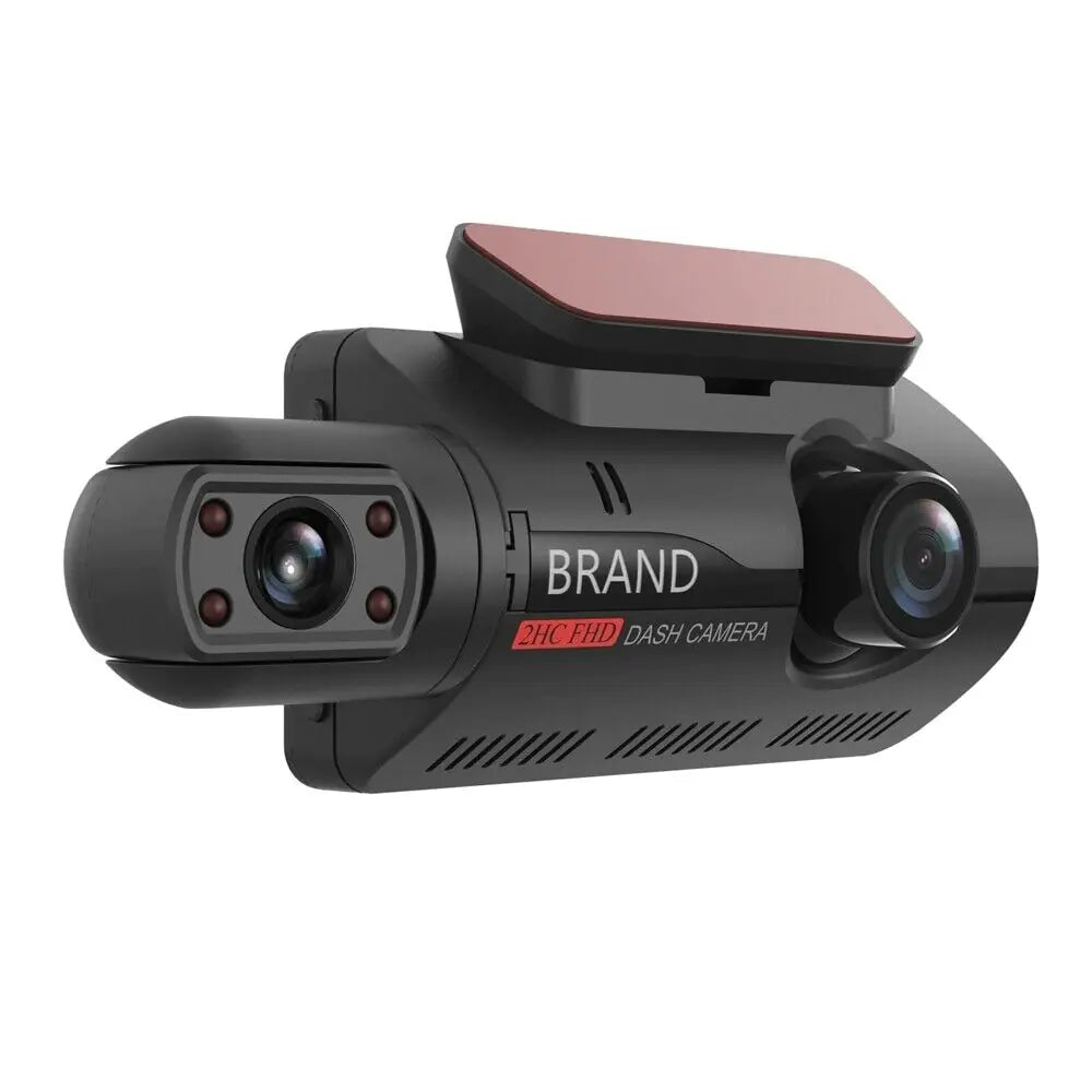 1080P Dual Dash Cam: Front & Interior Recording